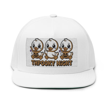 Flat Bill Cap (Embroidery)