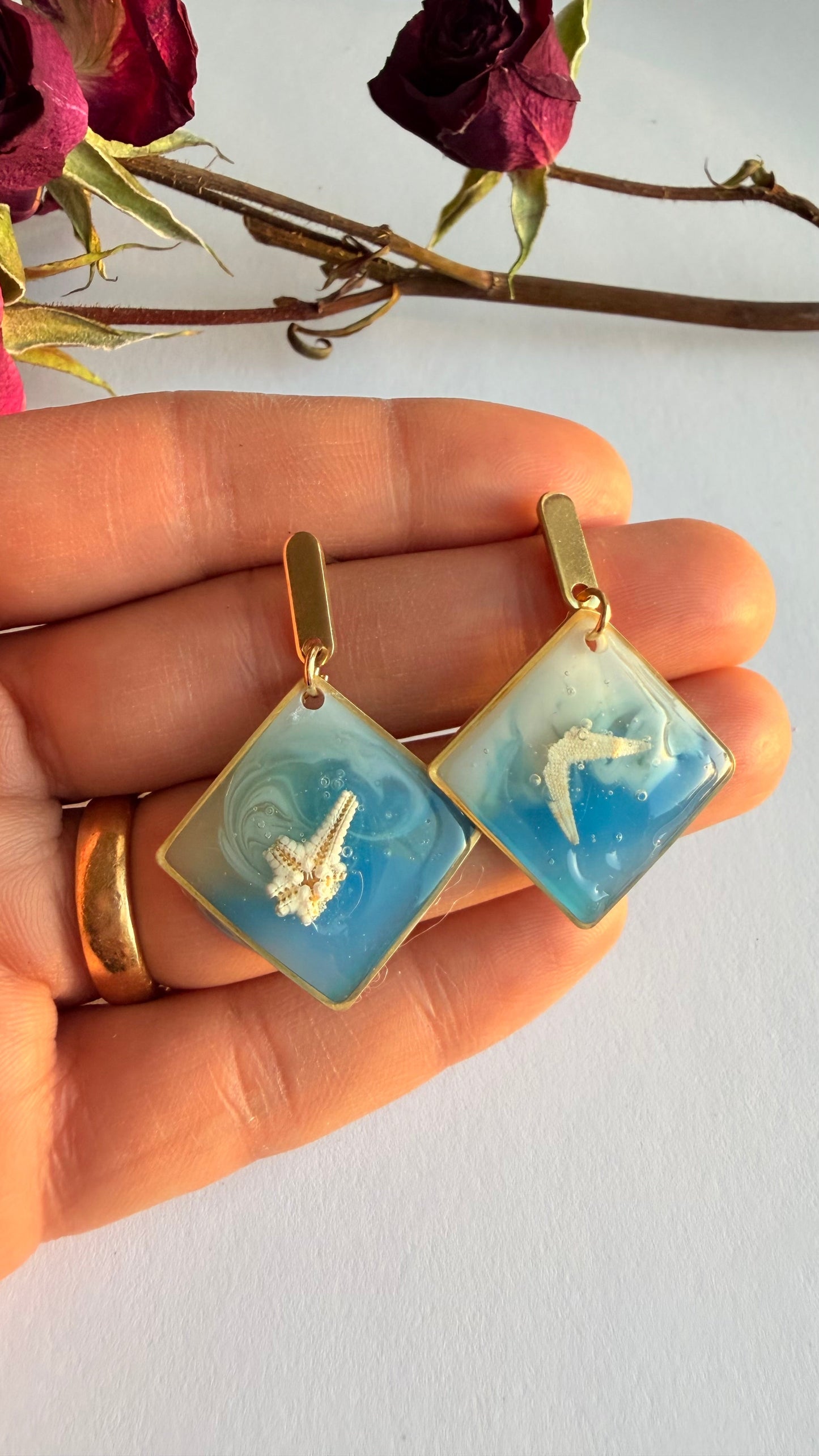 starfish resin dangles MONICAZCOLLECTION LLC